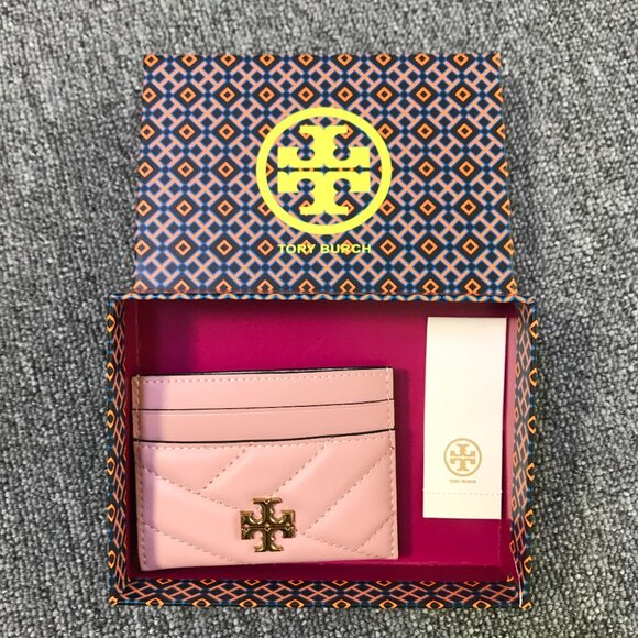 Tory Burch Kira Chevron Card Holder - Picture 1 of 5